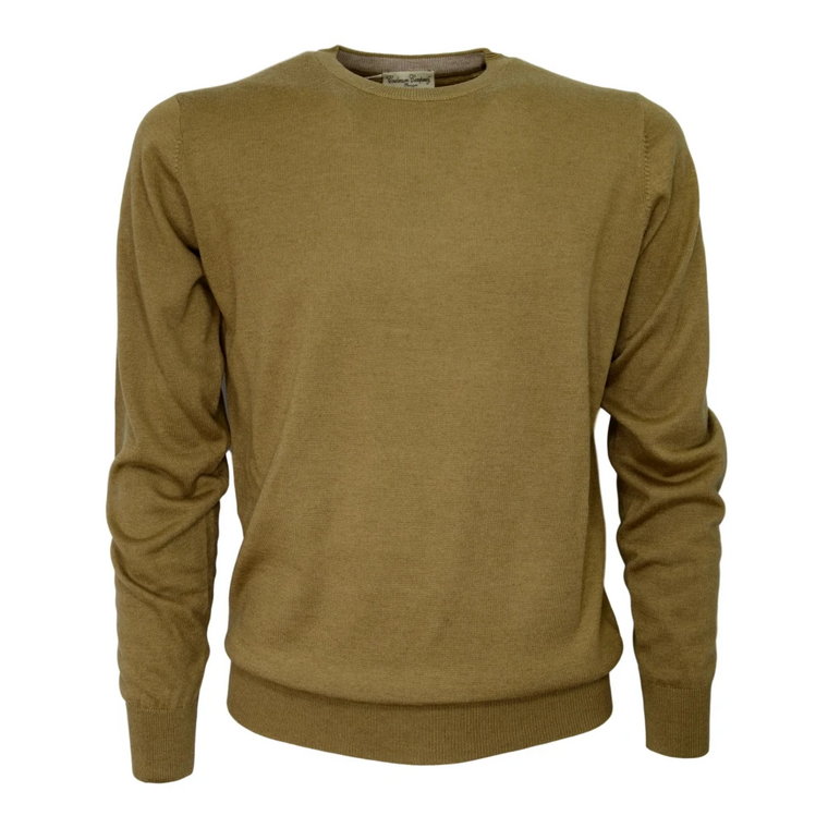 Beżowy sweter z ekipą 1535 Cashmere Company