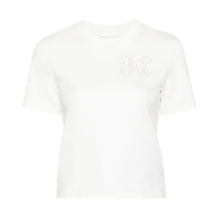 Monogram Tee - Pwaa044R24Jer001 Palm Angels