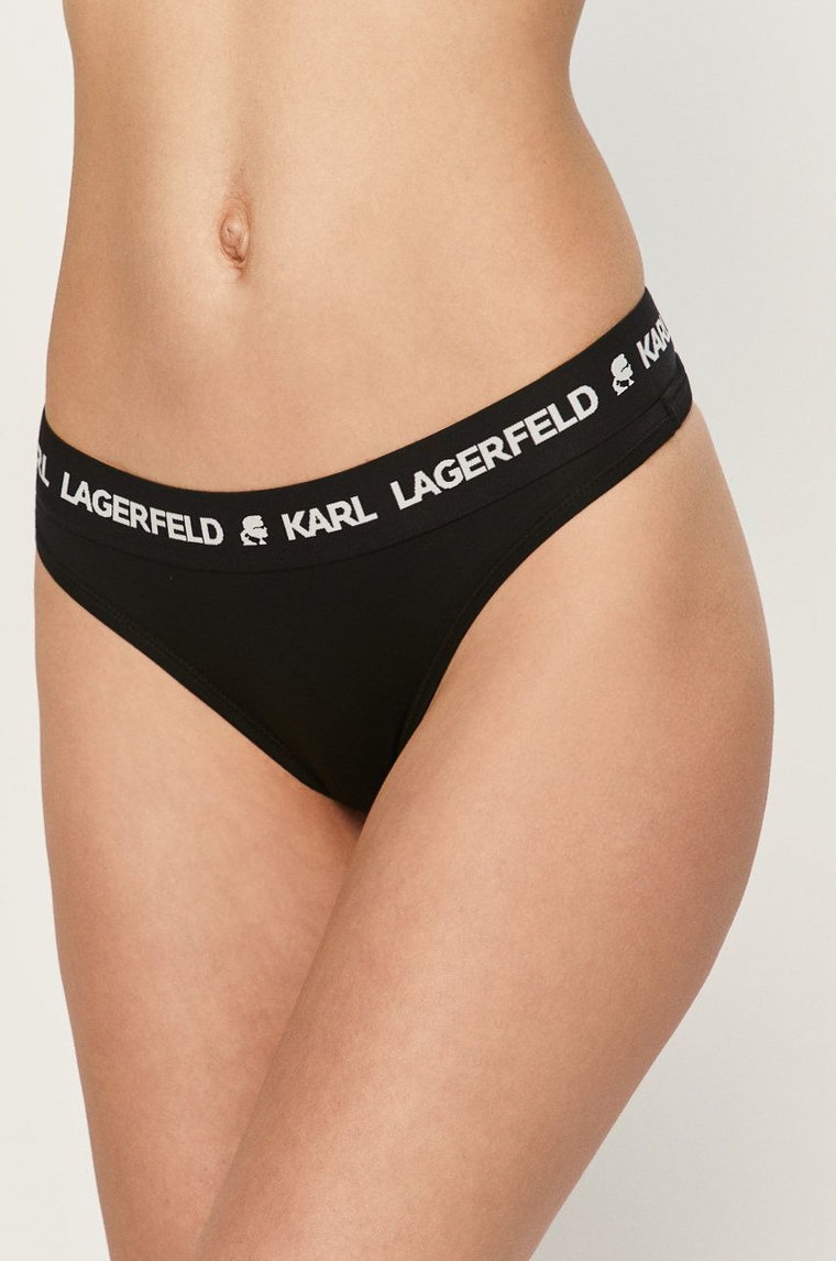 Karl Lagerfeld Biustonosz sportowy 211W2109 kolor czarny
