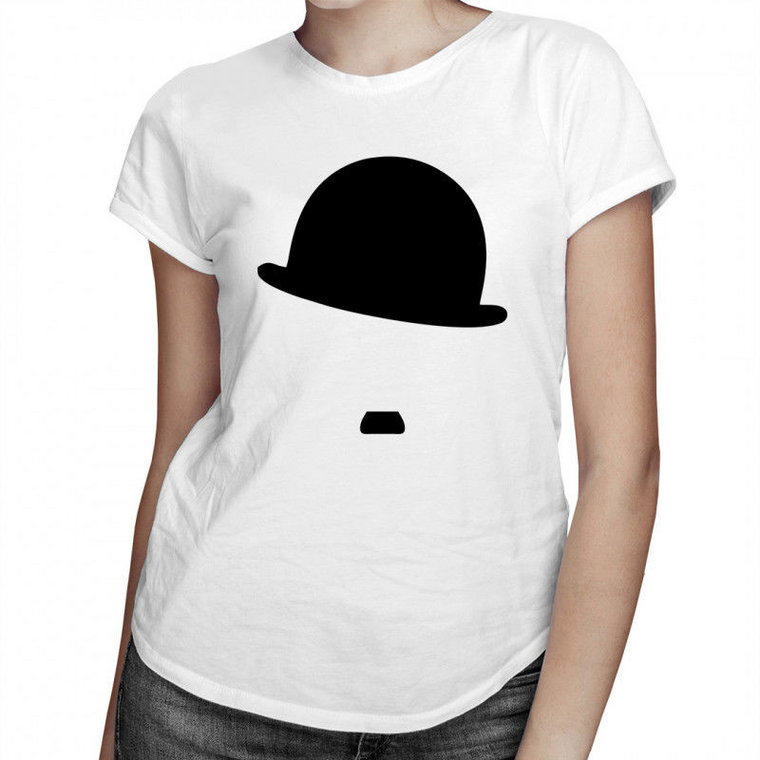 Charlie Chaplin - damska koszulka z nadrukiem