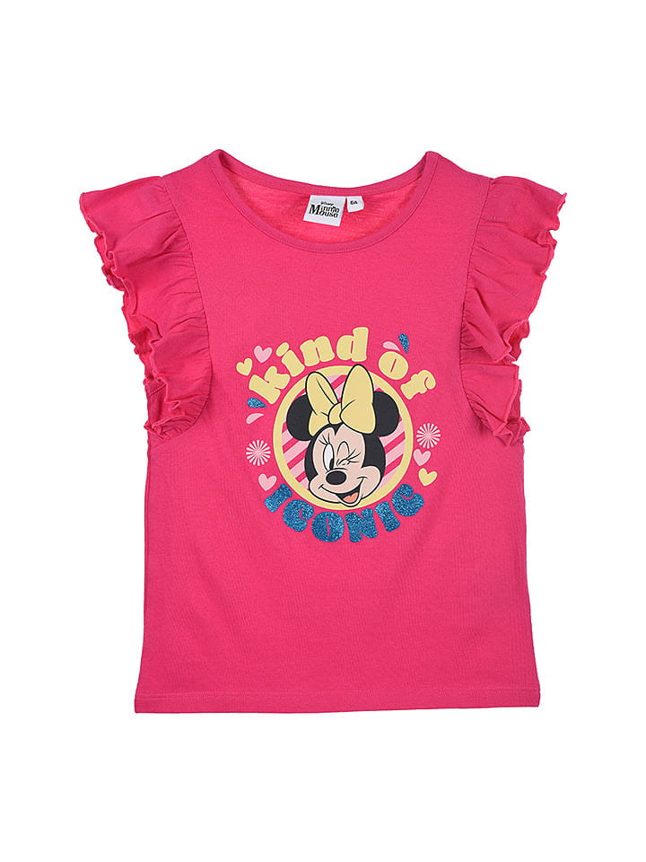 Disney Minnie Mouse Koszulka "Minnie" w kolorze różowym