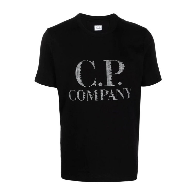 Koszulka z nadrukiem logo - Must-Have dla nowoczesnego mężczyzny C.p. Company
