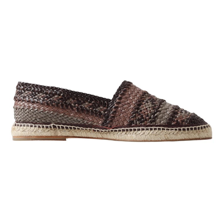 Wielokolorowe Skórzane Espadryle na Wsuwane Dolce & Gabbana