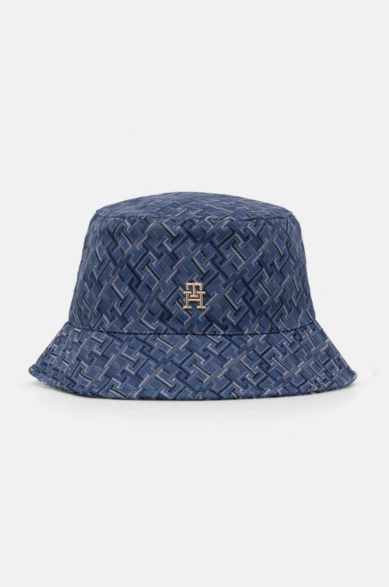 Tommy Hilfiger kapelusz kolor niebieski AW0AW16364