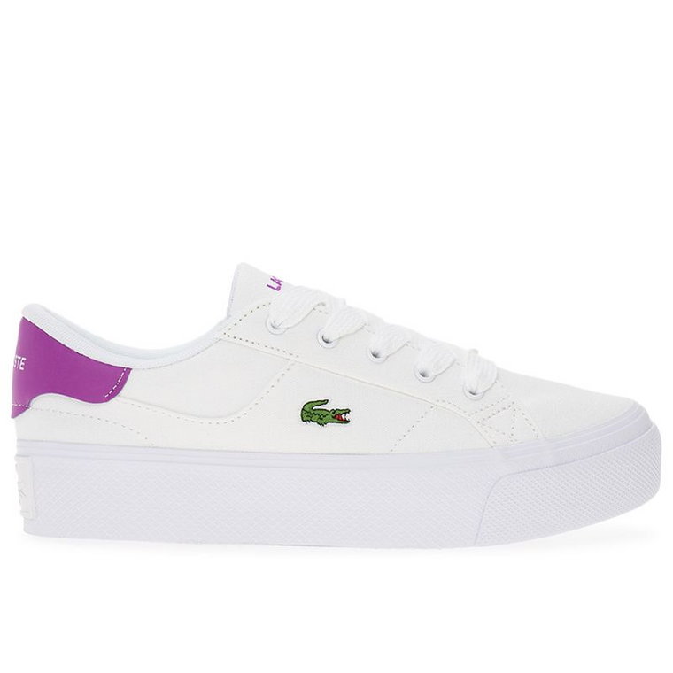 Buty Lacoste Ziane Platform Textile 745CFA0012-Z54 - białe