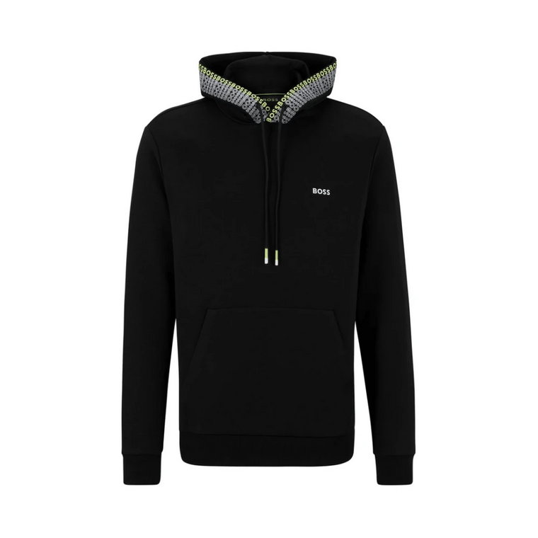 Regular Fit Bawełniany Hoodie z Kieszenią Kangurka Hugo Boss