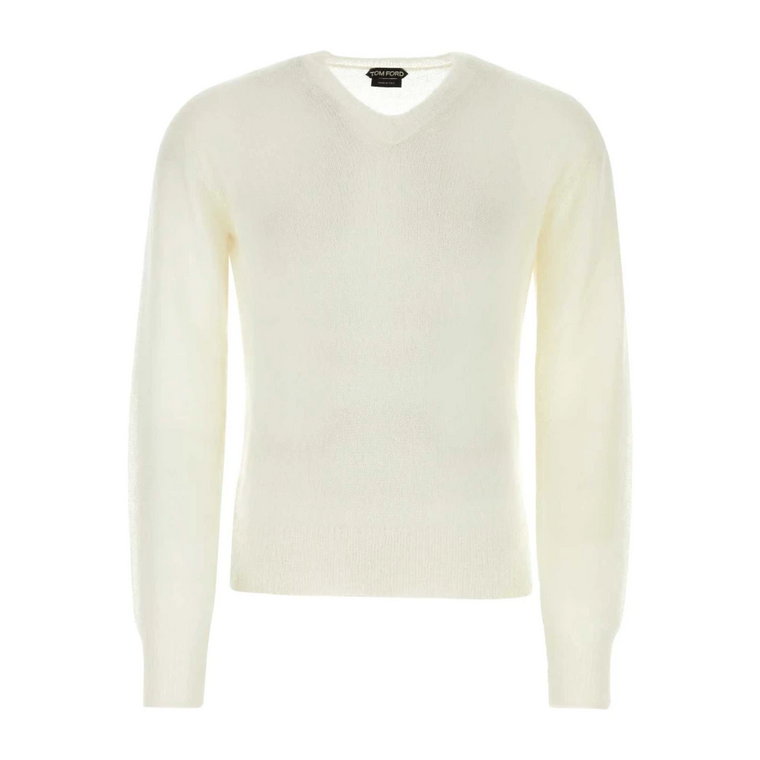 Ivory Mohair Blend Sweater Tom Ford