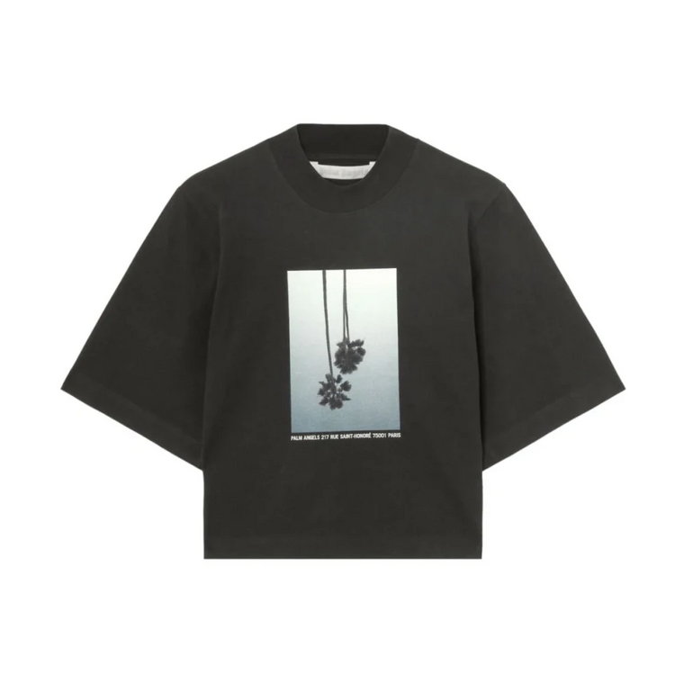 Nadrukowane T-shirty i Pola Crewneck Palm Angels