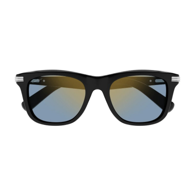 Czarne Okulary Przeciwsłoneczne Ss23 dla Kobiet, Podkreśl Swój Styl Cartier