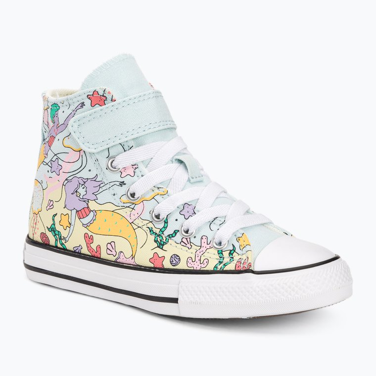 Trampki dziecięce Converse Chuck Taylor All Star Majestic Mermaids 1V Hi A03586C aqua mist