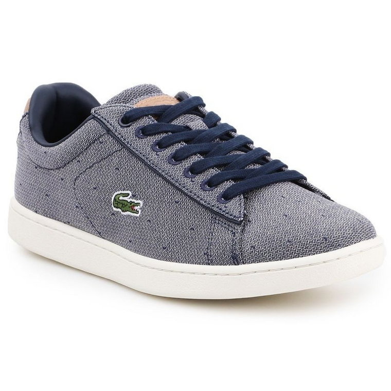 Buty lifestylowe Lacoste Carnaby Evo 218 3 Spw W 7-35SPW0018B98 białe granatowe