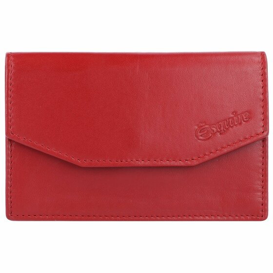 Esquire Nowe skórzane etui na klucze Silk 11 cm rot