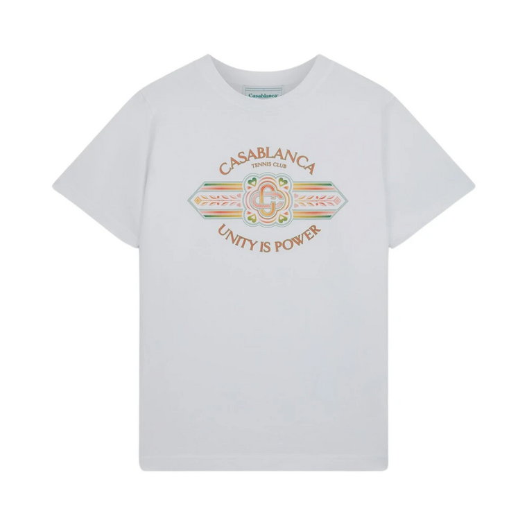 Stylowy Unity Power T-shirt Casablanca