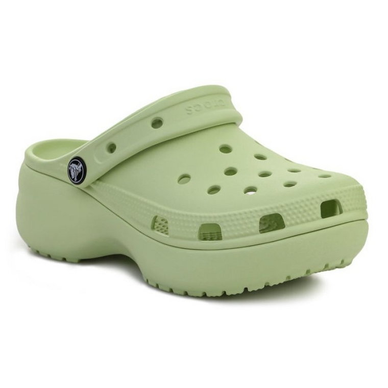 Klapki Crocs Classic Platform Clog Women 206750-335 zielone