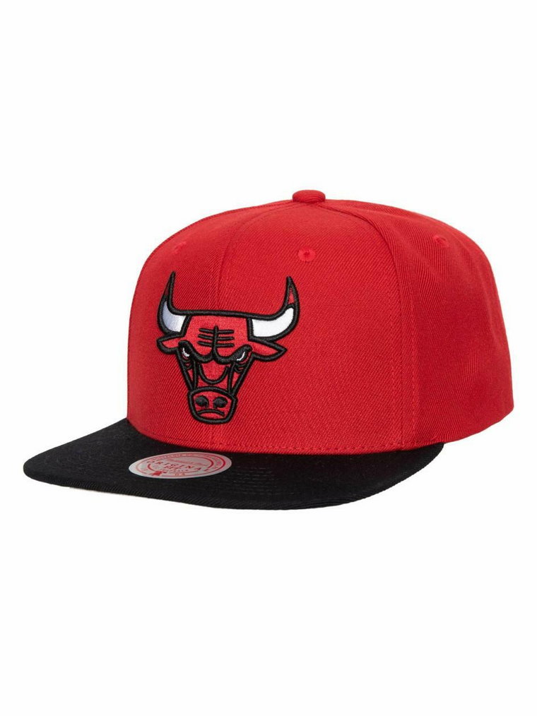 Czapka Snapback Chicago Bulls NBA Mitchell & Ness Team 2 Tone 2.0 Czerwona / Czarna