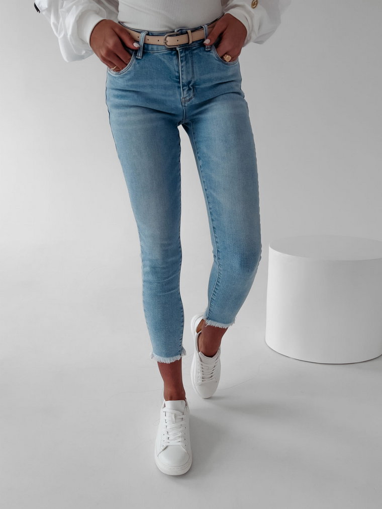 Spodnie jeansowe damskie OLAVOGA OPAL 252 niebieskie