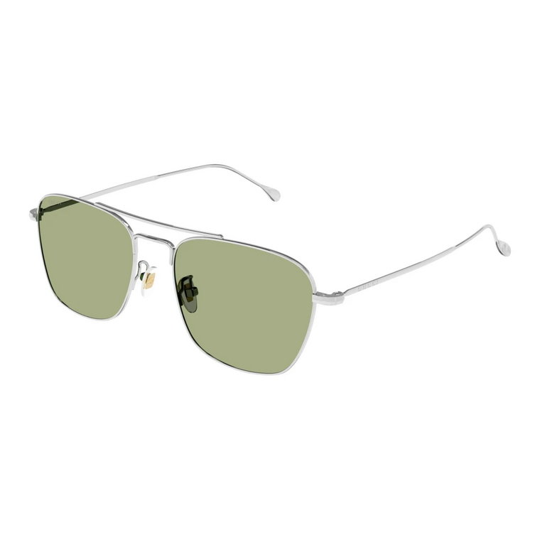 Srebrno-zielone okulary przeciwsłoneczne Gg1183S Gucci