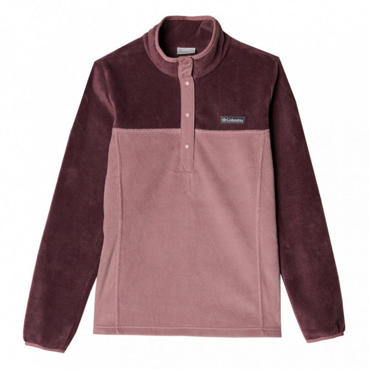 Damski polar nierozpinany bez kaptura Columbia Benton Springs Half Snap Pullover Fleece II - fioletowy