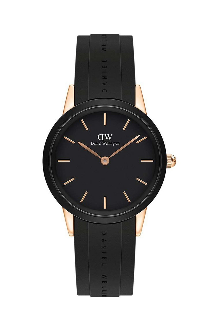 Daniel Wellington zegarek Iconic Motion damski kolor czarny