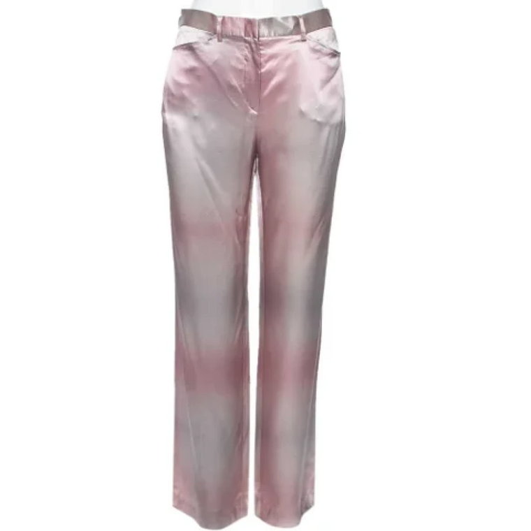 Pre-owned Silk bottoms Armani Pre-owned