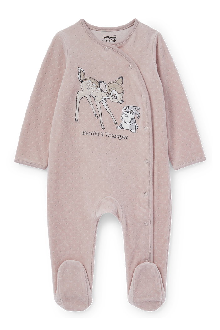 C&A Bambi-piżama niemowlęca, Jasnoróżowy, Rozmiar: 62