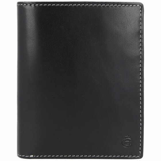 Esquire Dallas Portfel Ochrona RFID Skórzany 10.5 cm schwarz