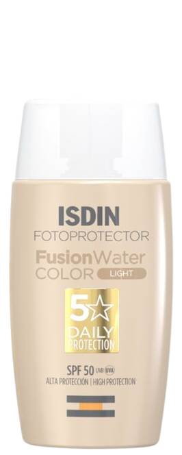 Isdin Fotoprotector Fusion Water - Krem do twarzy SPF50 kolor Light 50ml