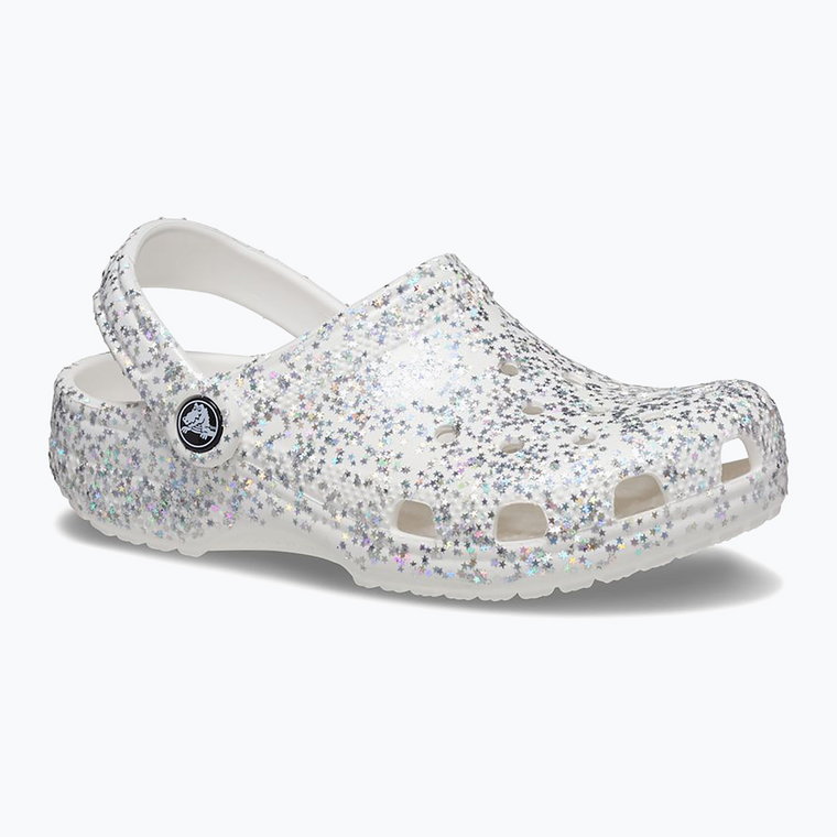 Klapki dziecięce Crocs Classic Starry Glitter white