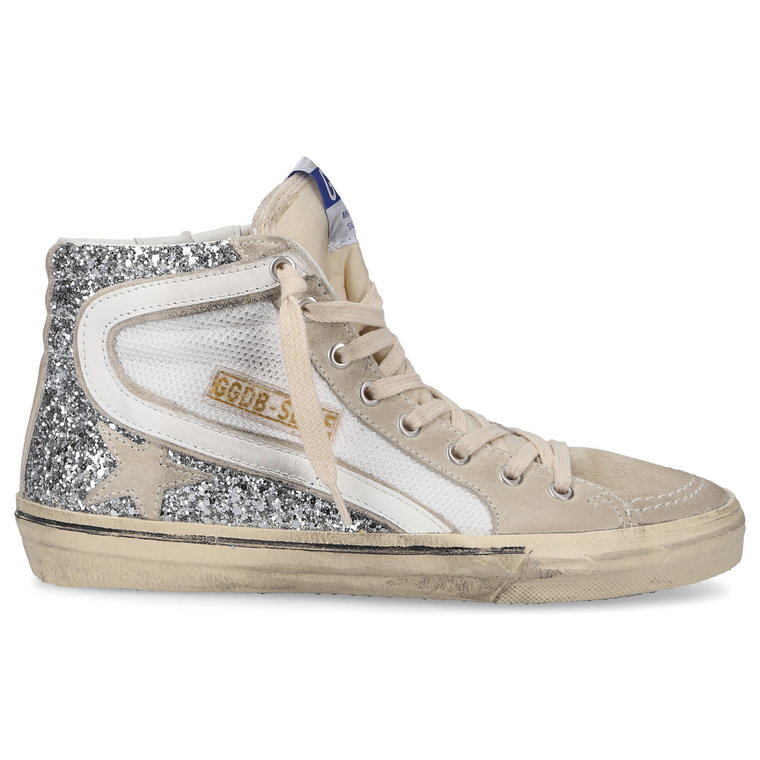 Golden Goose Trampki wysokie SLIDE zamsz