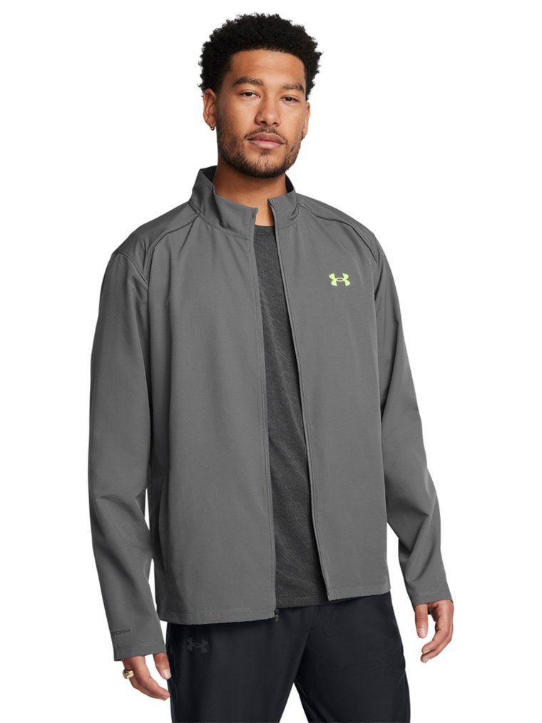 Kurtka do biegania męska Under Armour UA Storm Run Jacket - szara