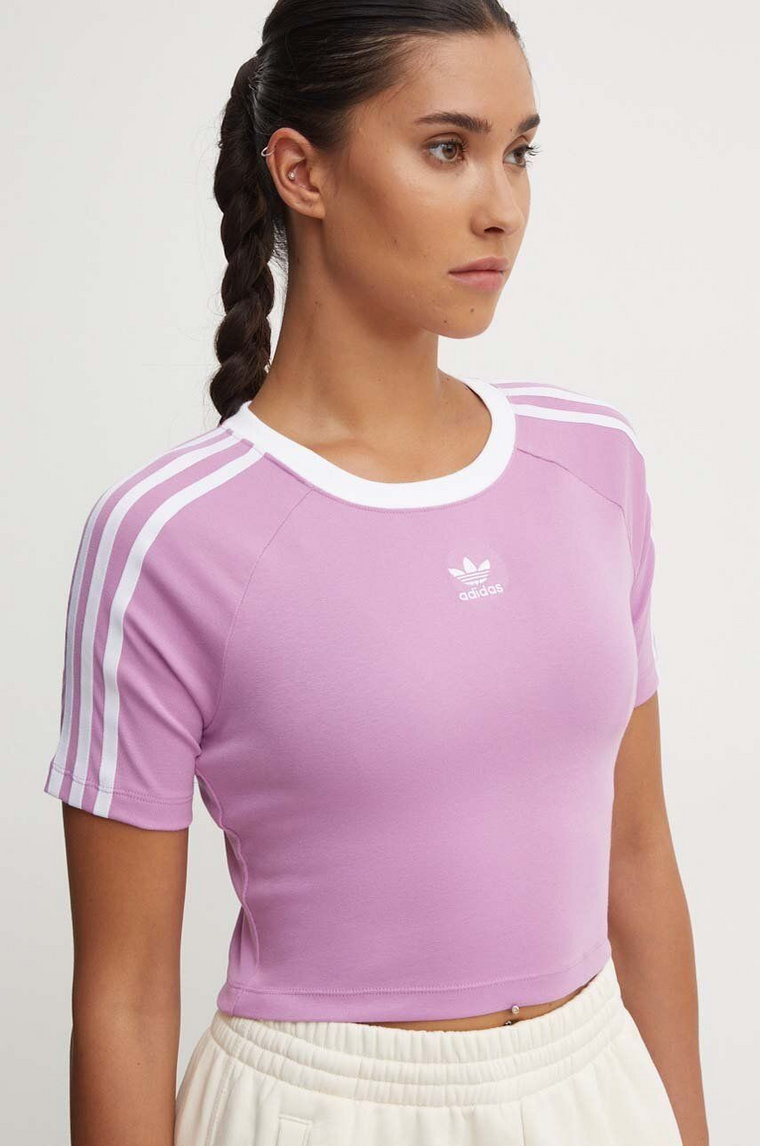 adidas Originals t-shirt damski kolor różowy IY4753