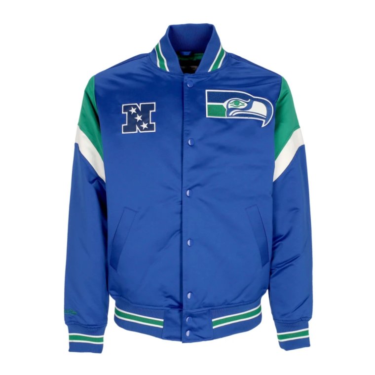 Kurtka Bomber Seattle Seahawks NFL Barwy Drużyny Mitchell & Ness