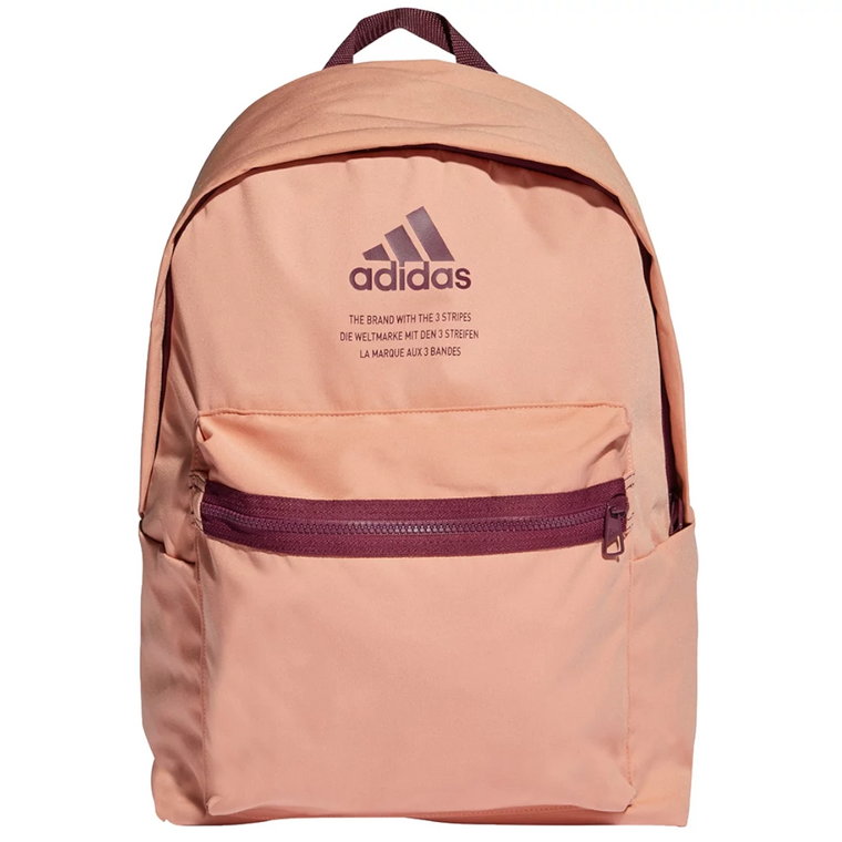 adidas Classic Twill Fabric Backpack H37571, Damskie, Pomarańczowe, plecaki, poliester, rozmiar: One size