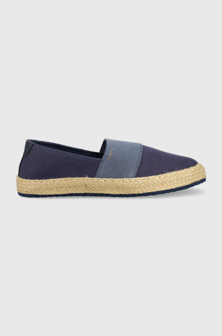 Gant espadryle Raffiaville kolor niebieski 26569820.G68