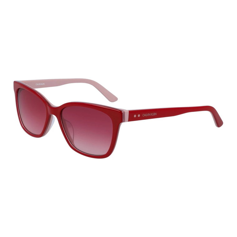 Czerwone Okulary Przeciwsłoneczne Ck19503S Calvin Klein