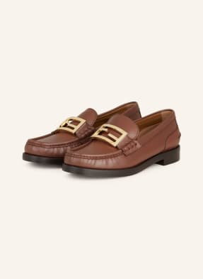 Fendi Loafersy braun