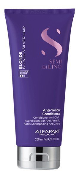 Alfaparf, Semi di lino blonde anti-yellow, Odżywka do włosów blond i rozjaśnianych, 200 ml