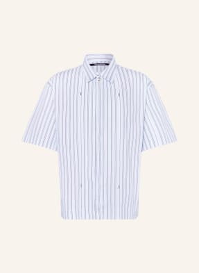 Jacquemus Koszula Z Krótkim Rękawem La Chemise Manche Courte Comfort Fit blau