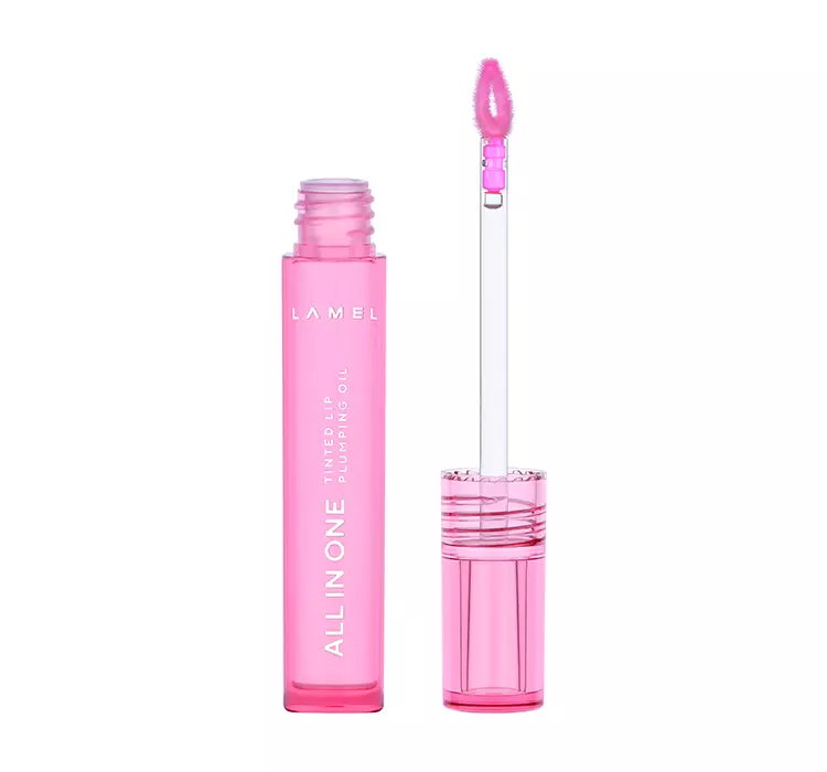 LAMEL ALL IN ONE LIP OIL NAWILŻAJĄCY OLEJEK DO UST 402 PINK SPARKLE 3ML