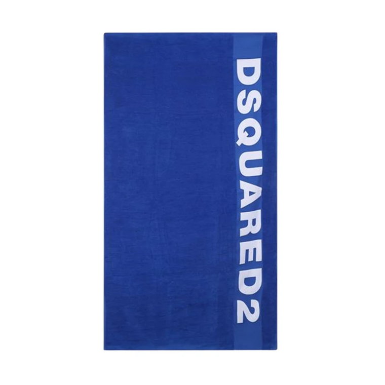 Luksusowy Ręcznik Plażowy z Logo Dsquared2