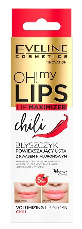 Eveline Oh My Lips! Błyszczyk powiększający usta z chili