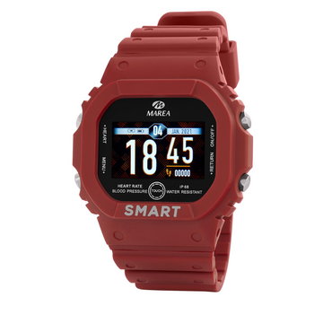 Smartwatch MAREA - B57008/3 Red/Red