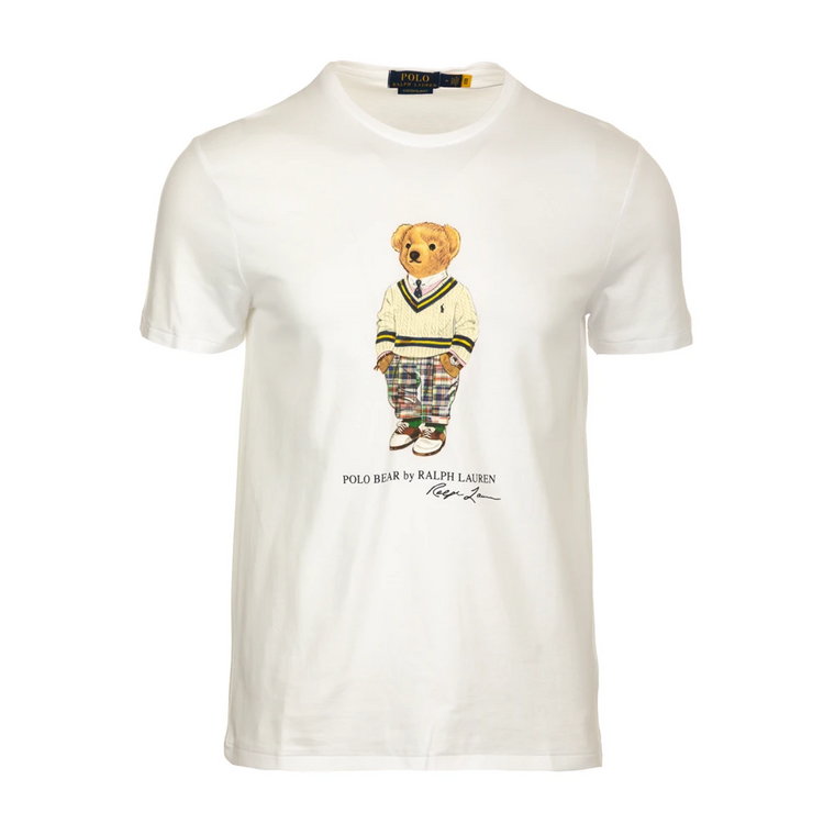 Klasyczny Bawełniany T-shirt dla Mężczyzn Ralph Lauren
