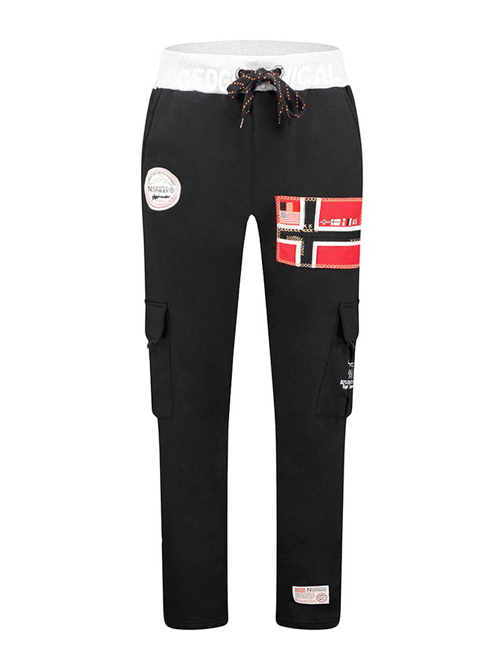 Geographical Norway Spodnie dresowe "Mycargo" w kolorze czarnym