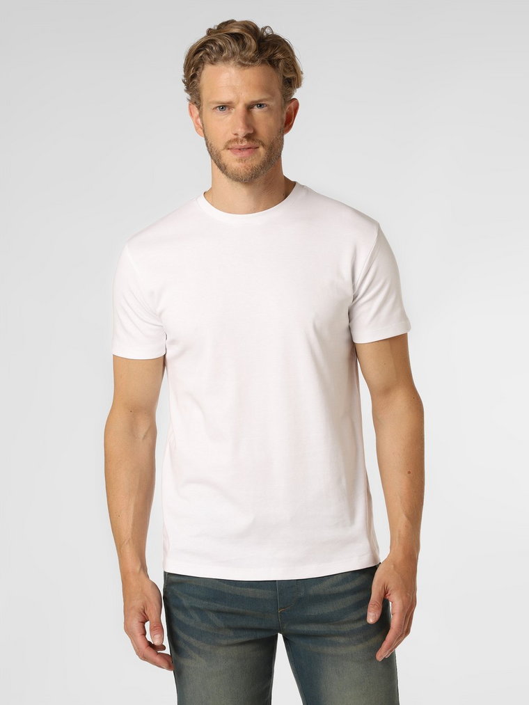 Finshley & Harding London - T-shirt męski, biały