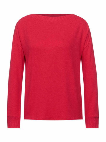 Street One Sweter w kolorze czerwonym