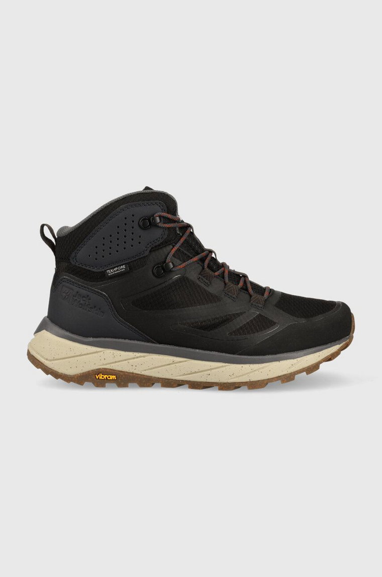 Jack Wolfskin buty Terraventure Texapore mid męskie kolor czarny ocieplone 4051521