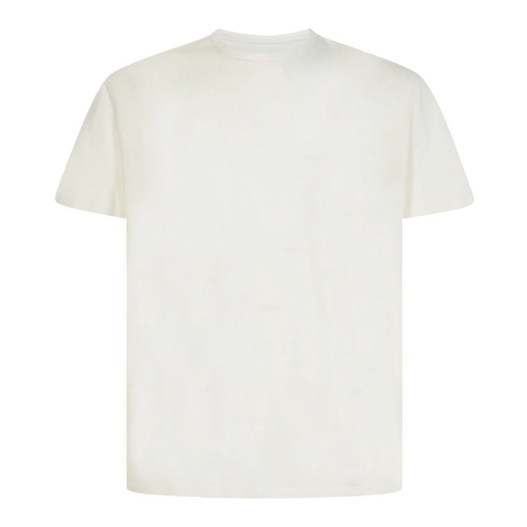 Biała koszulka z bawełny Ss23 dla mężczyzn Maison Margiela