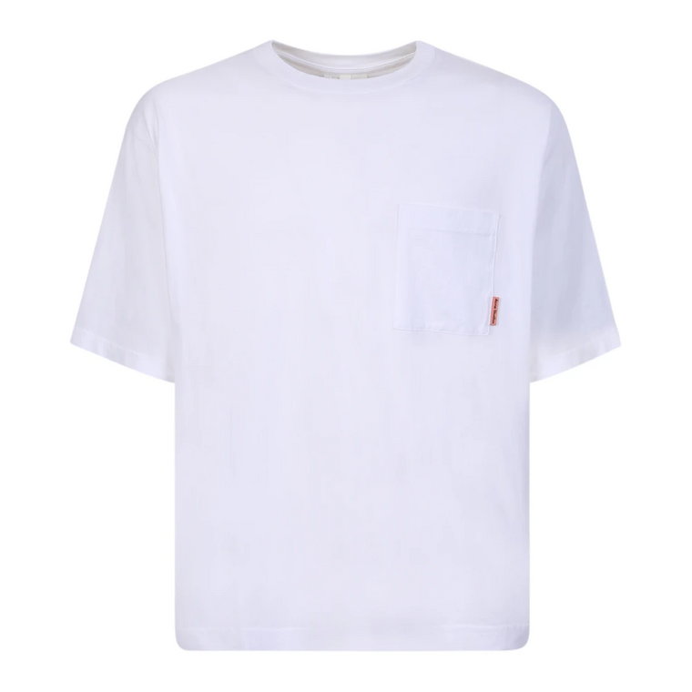 Klasyczny Biały T-Shirt dla Mężczyzn Acne Studios