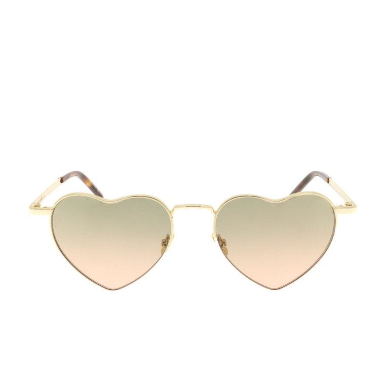 Złote Okulary Przeciwsłoneczne dla Kobiet Saint Laurent